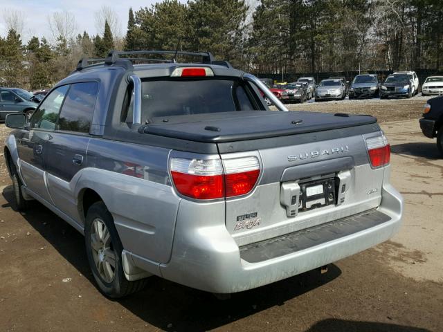 4S4BT63C255106545 - 2005 SUBARU BAJA TURBO GRAY photo 3