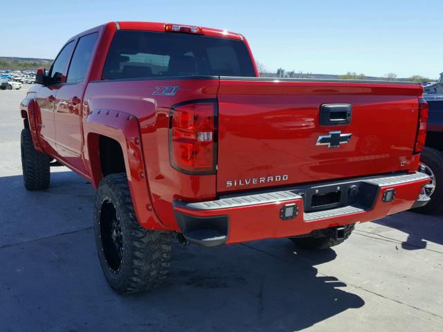 3GCUKREC7GG175015 - 2016 CHEVROLET SILVERADO RED photo 3