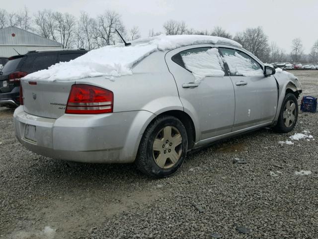 1B3CC4FB2AN224705 - 2010 DODGE AVENGER SX SILVER photo 4