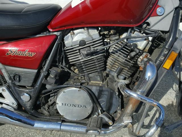 JH2RC1906EM000406 - 1984 HONDA VT700 C RED photo 7