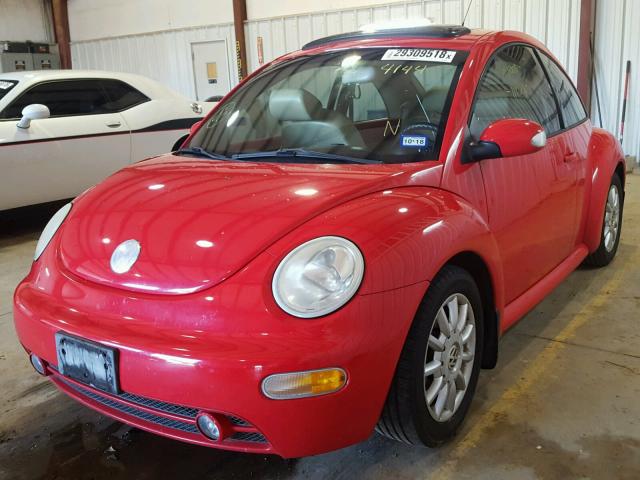 3VWCK31C24M404144 - 2004 VOLKSWAGEN NEW BEETLE 红色 照片 2