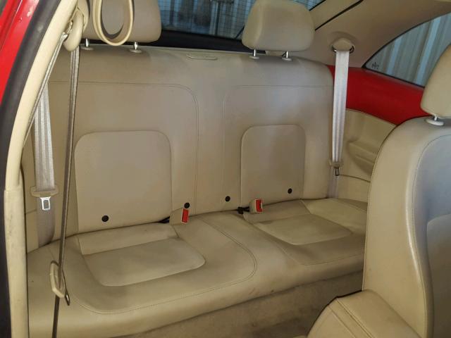 3VWCK31C24M404144 - 2004 VOLKSWAGEN NEW BEETLE 红色 照片 6