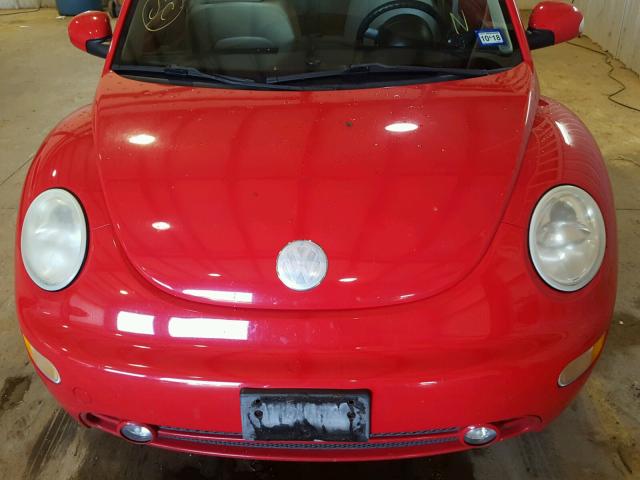 3VWCK31C24M404144 - 2004 VOLKSWAGEN NEW BEETLE 红色 照片 7