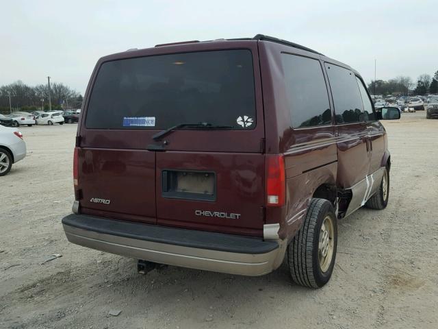 1GNDM19X03B117721 - 2003 CHEVROLET ASTRO MAROON photo 4