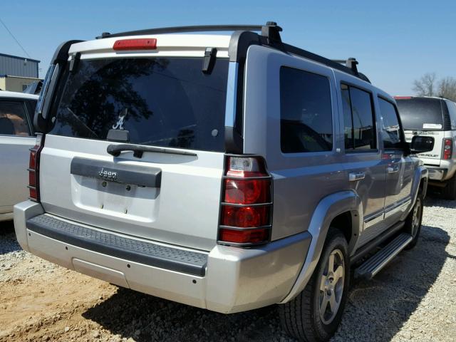 1J4RH4GK6AC101701 - 2010 JEEP COMMANDER SILVER photo 4