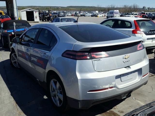 1G1RA6E43DU100376 - 2013 CHEVROLET VOLT SILVER photo 3