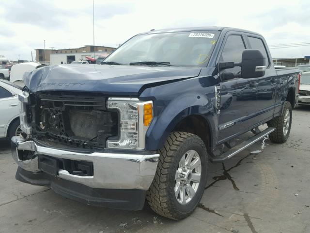 1FT7W2BT9HEC96862 - 2017 FORD F250 SUPER BLUE photo 2