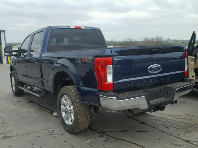 1FT7W2BT9HEC96862 - 2017 FORD F250 SUPER BLUE photo 3