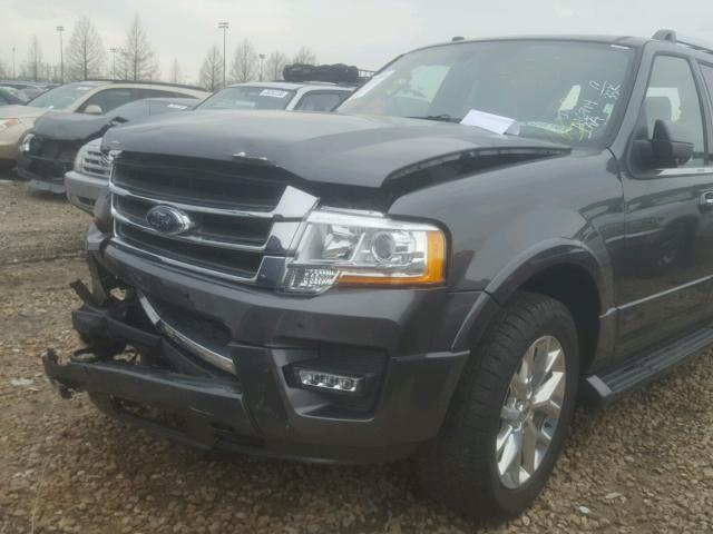 1FMJU2AT7HEA16994 - 2017 FORD EXPEDITION GRAY photo 9