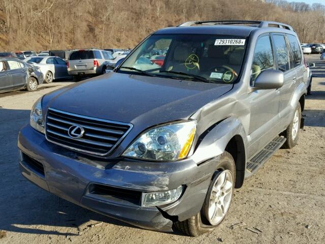 JTJBT20X770138490 - 2007 LEXUS GX 470 GRAY photo 2