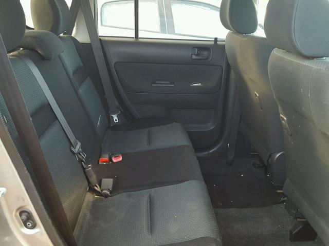 JTLKT324664125740 - 2006 TOYOTA SCION XB BEIGE photo 6