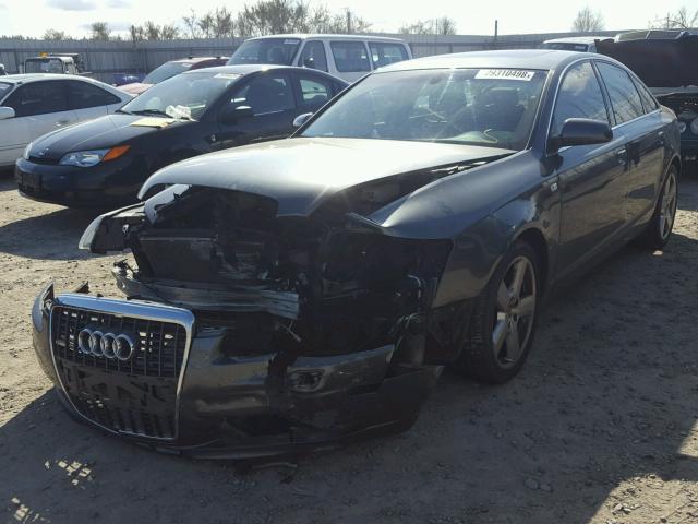 WAUEH94F77N143586 - 2007 AUDI A6 S-LINE GRAY photo 2