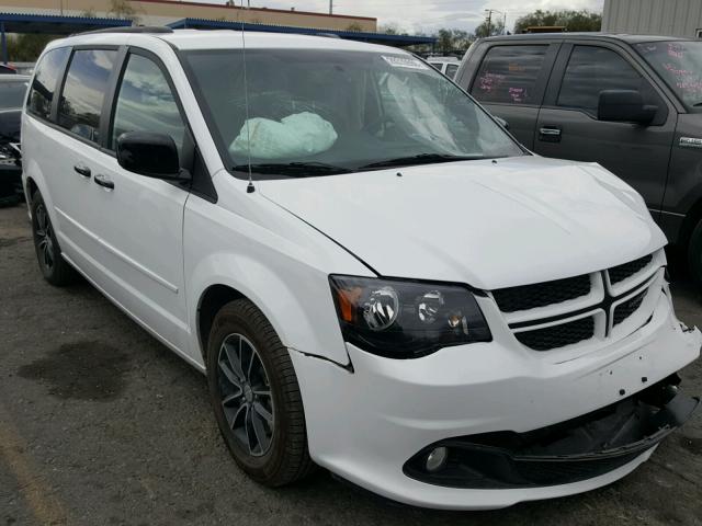 2C4RDGEG9HR674322 - 2017 DODGE GRAND CARA WHITE photo 1