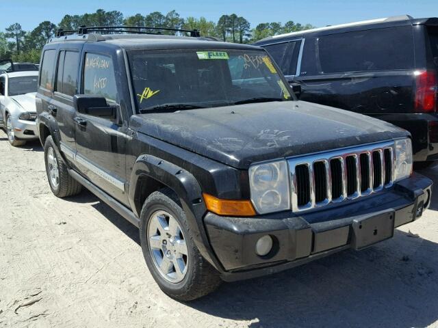 1J8HG58216C366616 - 2006 JEEP COMMANDER BLACK photo 1