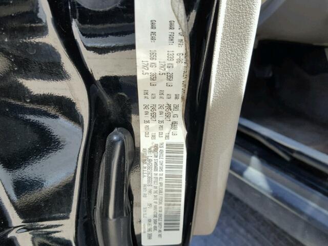 1J8HG58216C366616 - 2006 JEEP COMMANDER BLACK photo 10