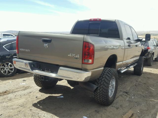 3D7LX39C86G213361 - 2006 DODGE RAM 3500 TAN photo 4