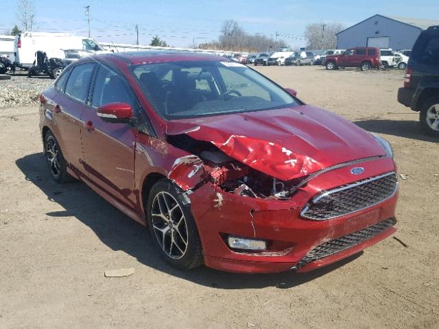 1FADP3F22FL239960 - 2015 FORD FOCUS SE RED photo 1