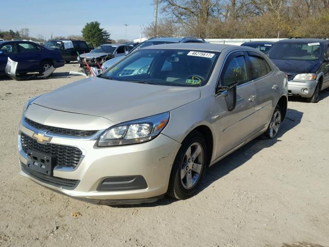 1G11B5SL0EF123183 - 2014 CHEVROLET MALIBU LS ბეჟი ფოტო 2