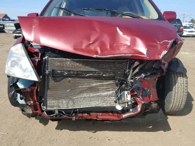 KNDMB233366087301 - 2006 KIA SEDONA EX RED photo 9