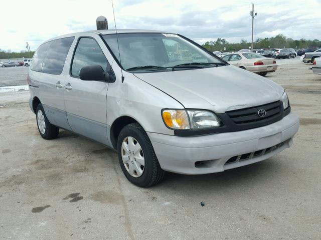 4T3ZF19C61U361769 - 2001 TOYOTA SIENNA CE SILVER photo 1