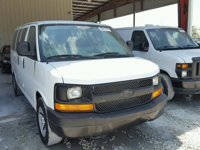 1GNSHBF45E1163288 - 2014 CHEVROLET EXPRESS G1 WHITE photo 1