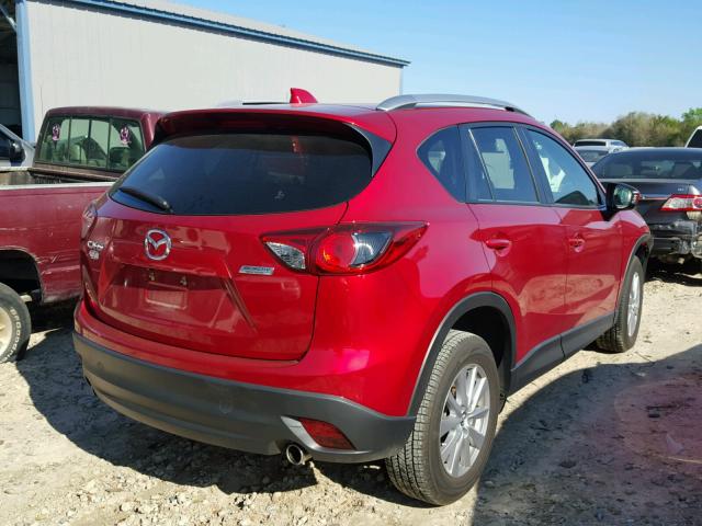 JM3KE2CY8F0453712 - 2015 MAZDA CX-5 TOURI RED photo 4