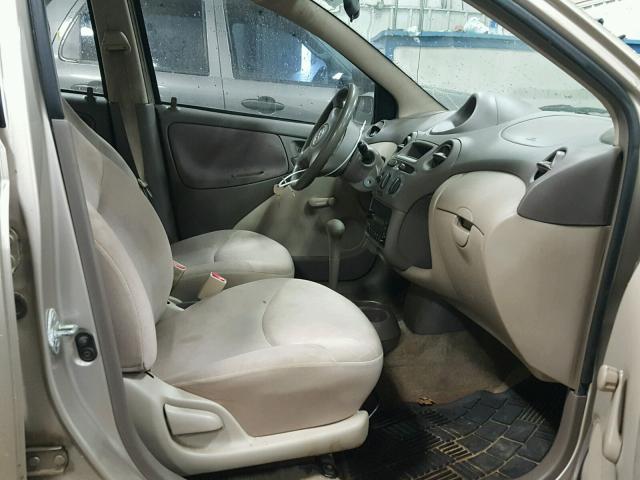 JTDBT123930291079 - 2003 TOYOTA ECHO BEIGE photo 5