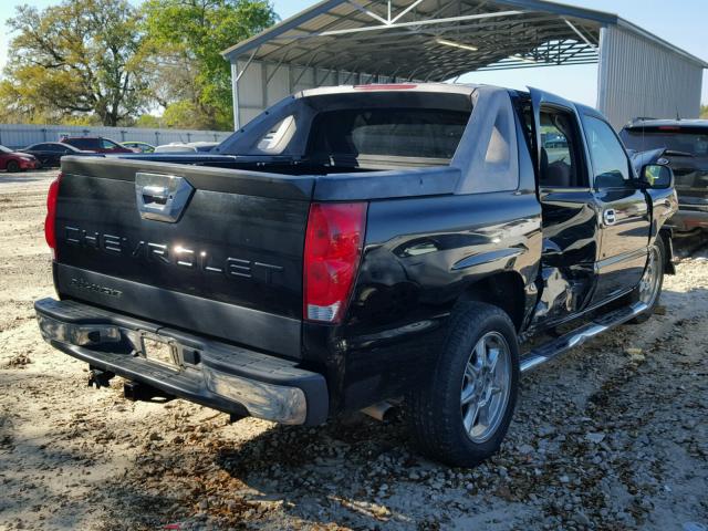 3GNEC13T93G245220 - 2003 CHEVROLET AVALANCHE BLACK photo 4