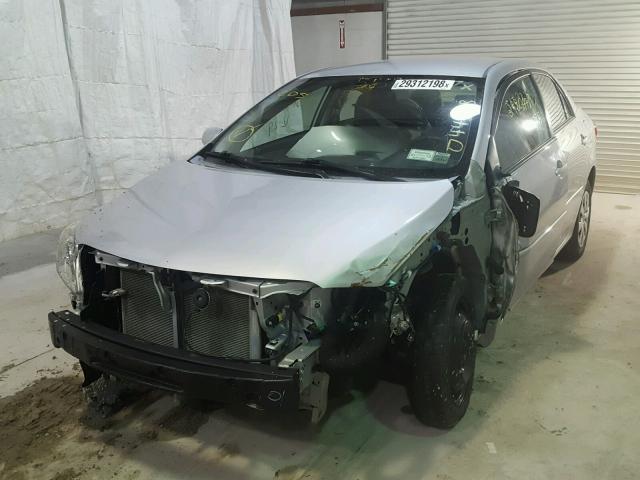 2T1BU4EE3BC677125 - 2011 TOYOTA COROLLA SILVER photo 2