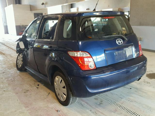 JTKKT624360134151 - 2006 TOYOTA SCION XA BLUE photo 3