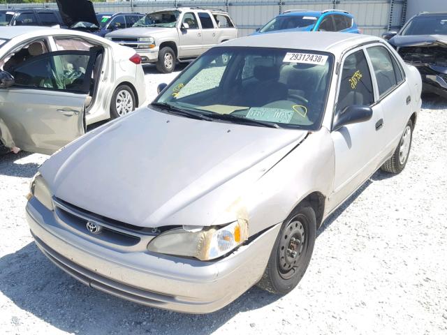 1NXBR12E5XZ191474 - 1999 TOYOTA COROLLA VE SILVER photo 2