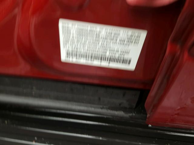 5FNYF18625B065506 - 2005 HONDA PILOT EXL RED photo 10