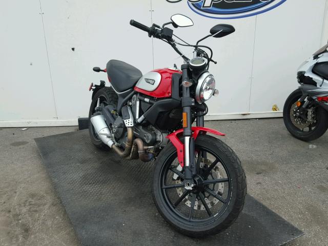 ML015ANM3FT000735 - 2015 DUCATI SCRAMBLER 红色 照片 1