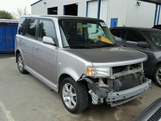 JTLKT324564069841 - 2006 TOYOTA SCION XB GRAY photo 1