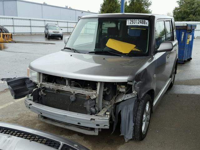 JTLKT324564069841 - 2006 TOYOTA SCION XB GRAY photo 2