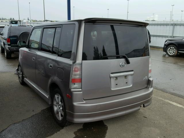 JTLKT324564069841 - 2006 TOYOTA SCION XB GRAY photo 3