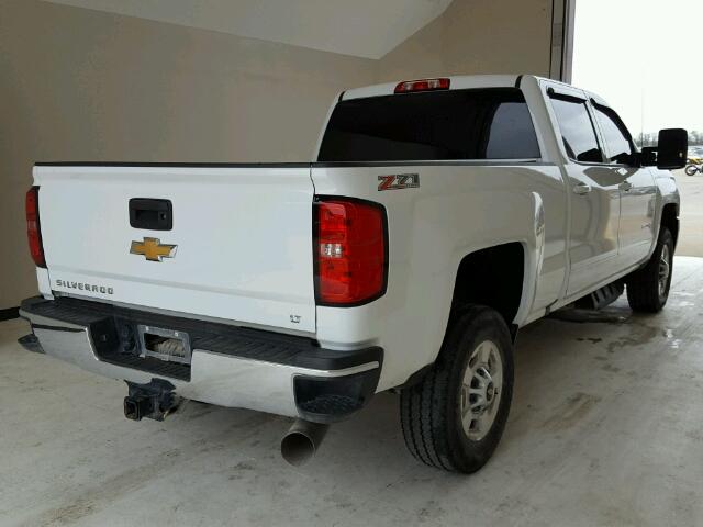 1GC1KVEY5HF100517 - 2017 CHEVROLET SILVERADO WHITE photo 4