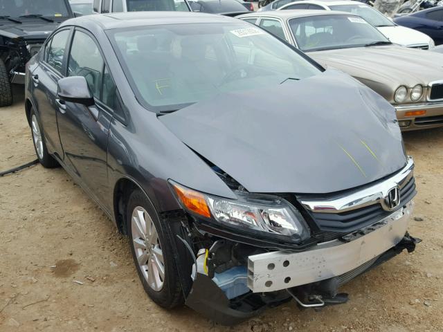 19XFB2F93CE305784 - 2012 HONDA CIVIC EXL GRAY photo 1
