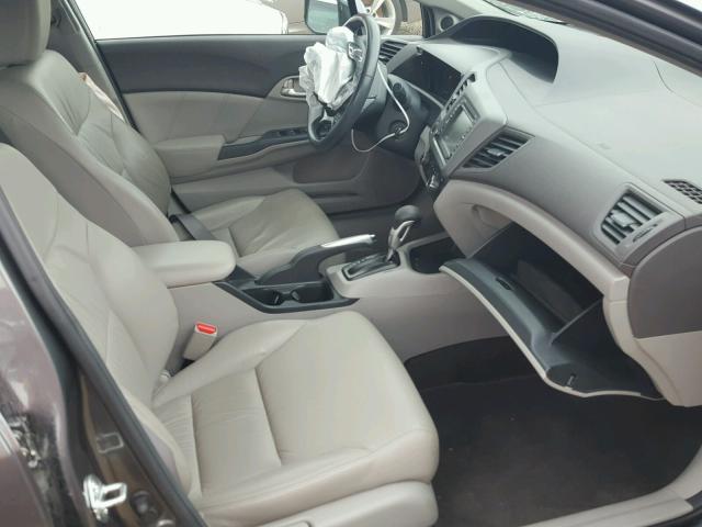 19XFB2F93CE305784 - 2012 HONDA CIVIC EXL GRAY photo 5