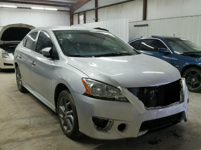 3N1AB7AP9DL715440 - 2013 NISSAN SENTRA S SILVER photo 1