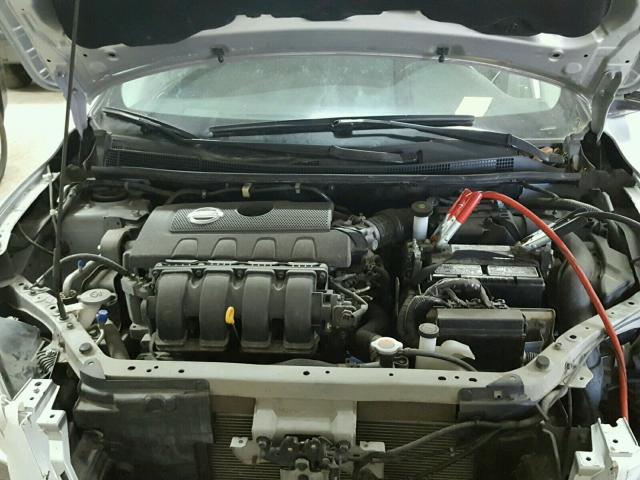 3N1AB7AP9DL715440 - 2013 NISSAN SENTRA S SILVER photo 7