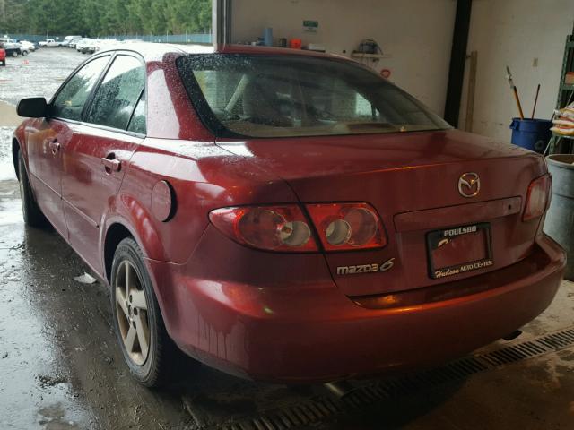 1YVFP80C935M45899 - 2003 MAZDA 6 I RED photo 3