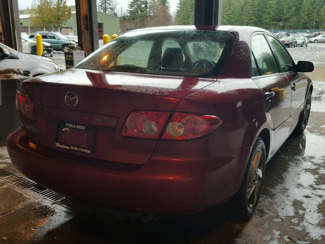 1YVFP80C935M45899 - 2003 MAZDA 6 I RED photo 4