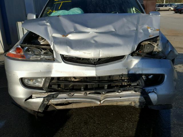 2HNYD18612H541072 - 2002 ACURA MDX TOURIN SILVER photo 7