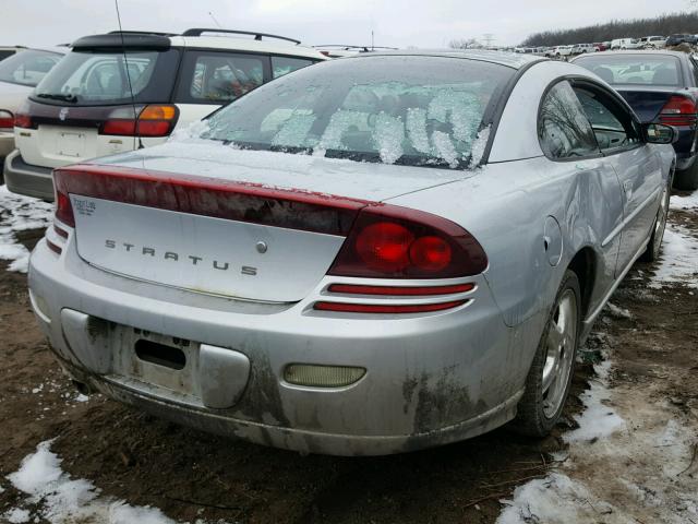 4B3AG52H81E181210 - 2001 DODGE STRATUS R/ SILVER photo 4