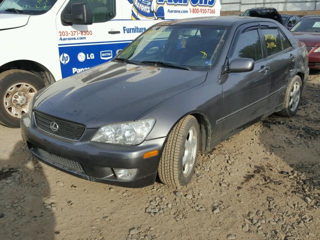 JTHBD182310013673 - 2001 LEXUS IS 300 GRAY photo 2