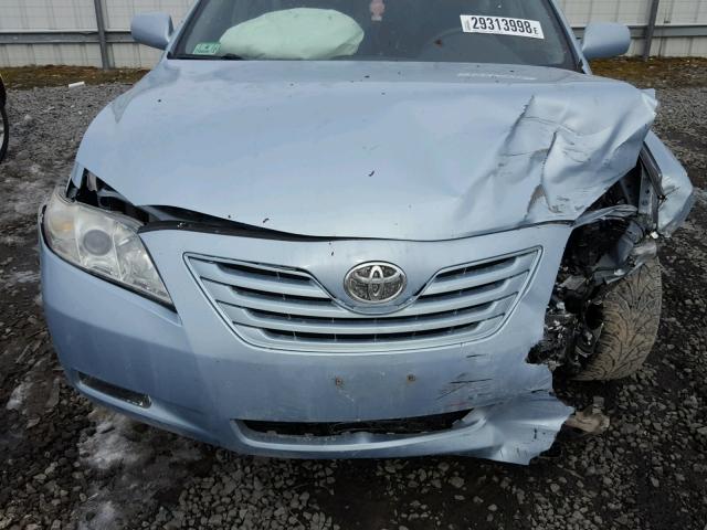 4T1BE46K37U593569 - 2007 TOYOTA CAMRY NEW BLUE photo 7