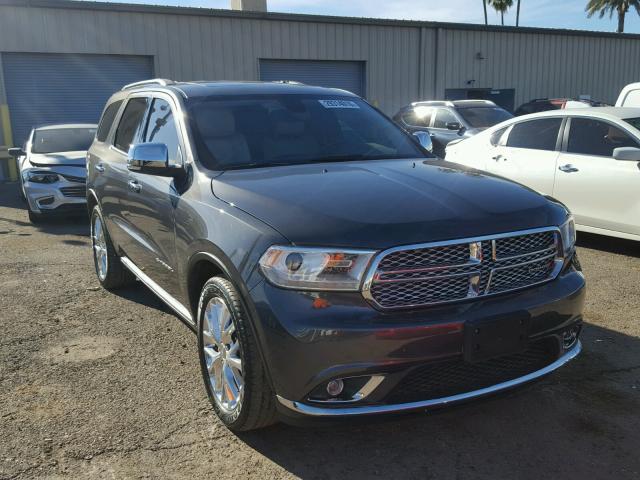 1C4RDHEG0EC381354 - 2014 DODGE DURANGO CI GRAY photo 1