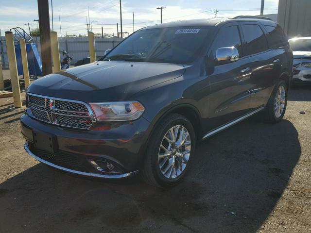 1C4RDHEG0EC381354 - 2014 DODGE DURANGO CI GRAY photo 2