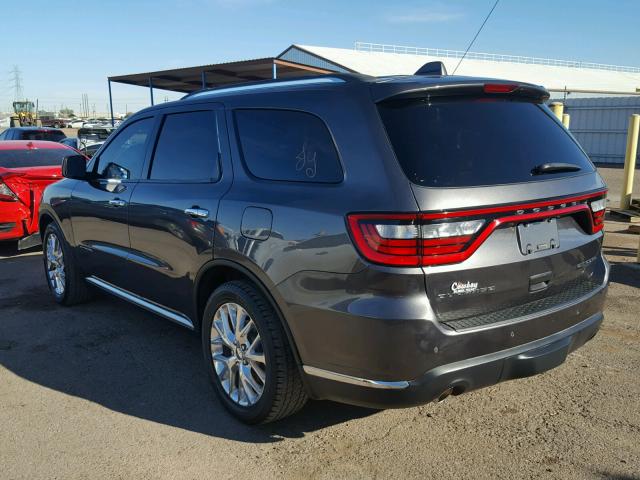 1C4RDHEG0EC381354 - 2014 DODGE DURANGO CI GRAY photo 3